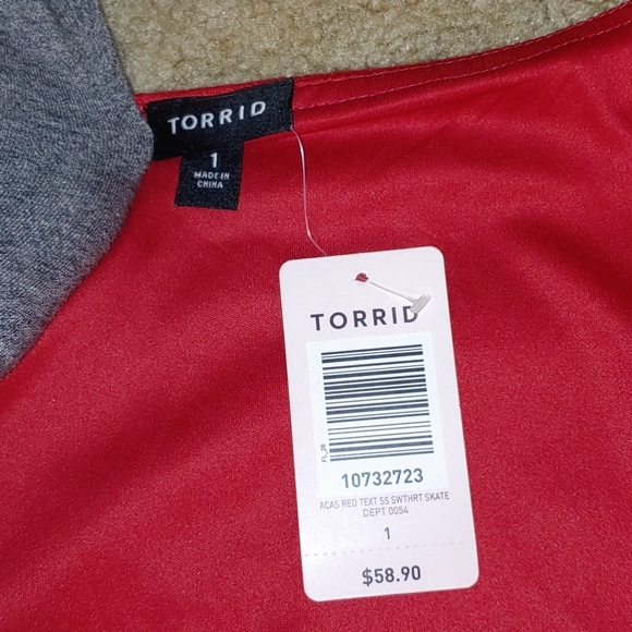 NWT- Torrid textured knit skater dress size 1 - Picture 4 of 10